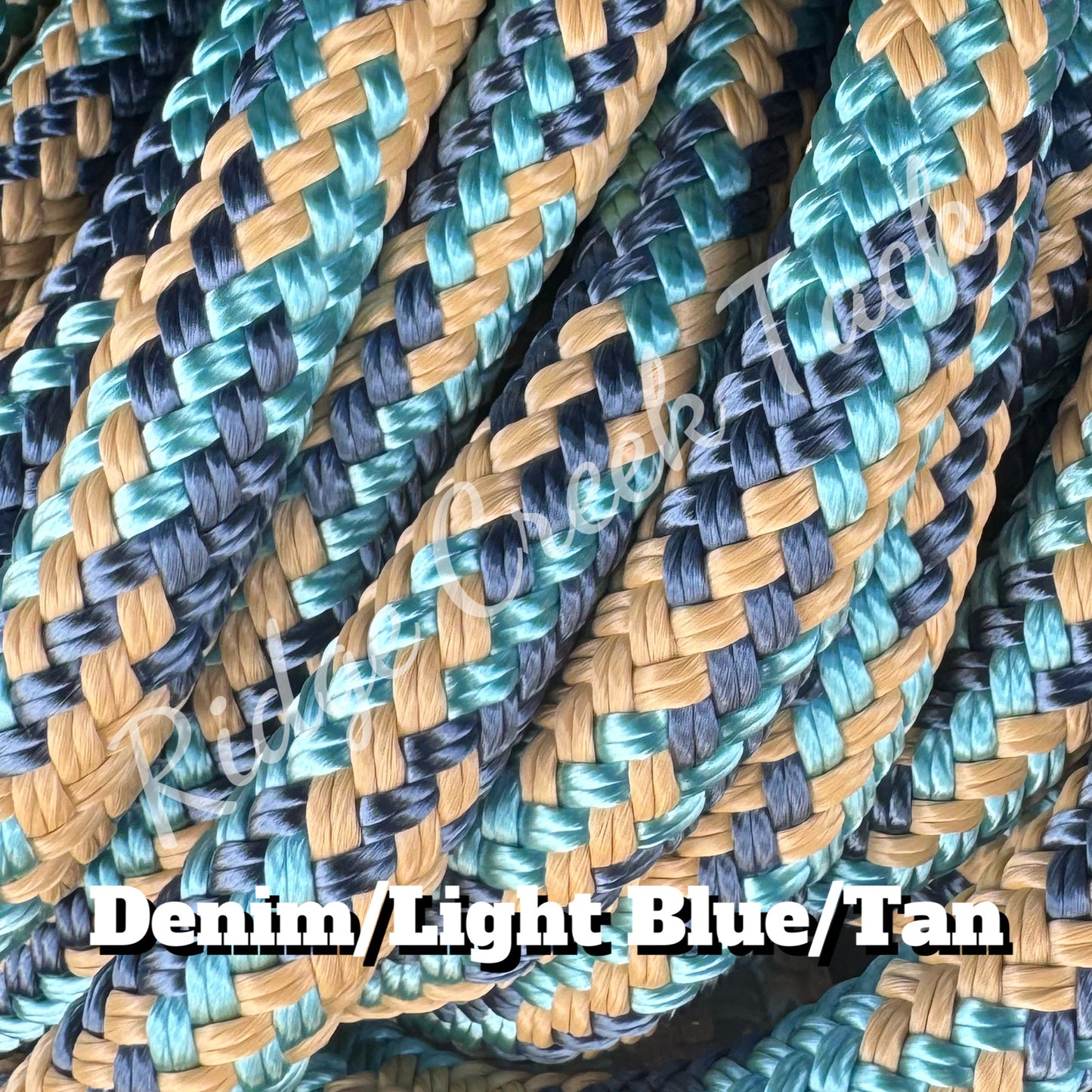 9/16" Double Braid Polyester Yacht Rope - For Reins and Leads By The Foot