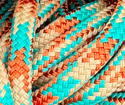 9/16" Double Braid Polyester Yacht Rope - For Reins and Leads By The Foot