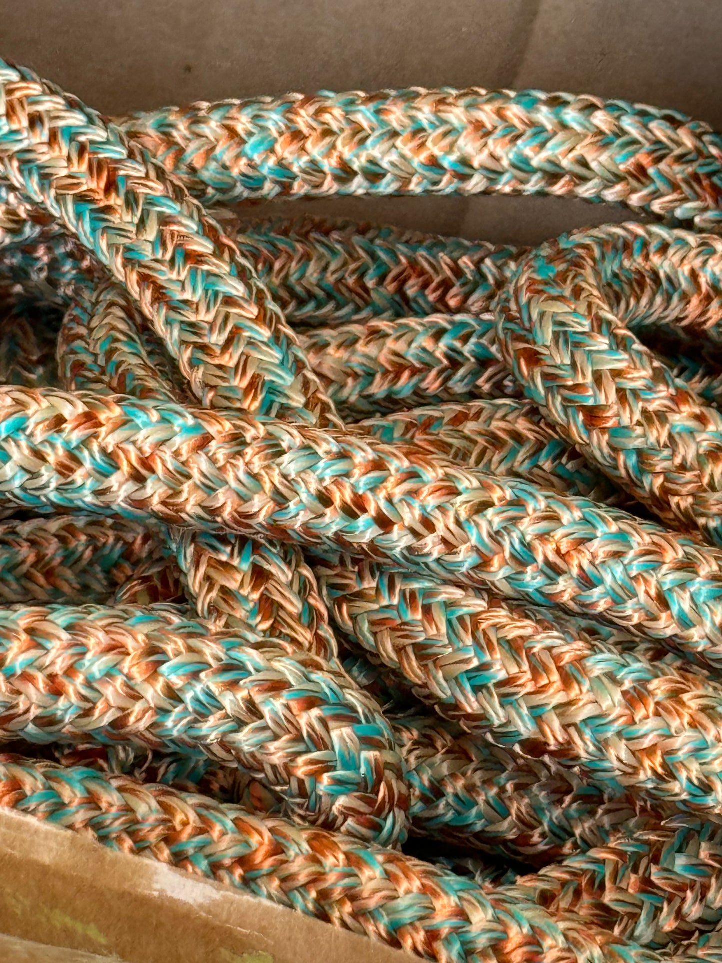 9/16" Double Braid Polyester Yacht Rope - For Reins and Leads By The Foot