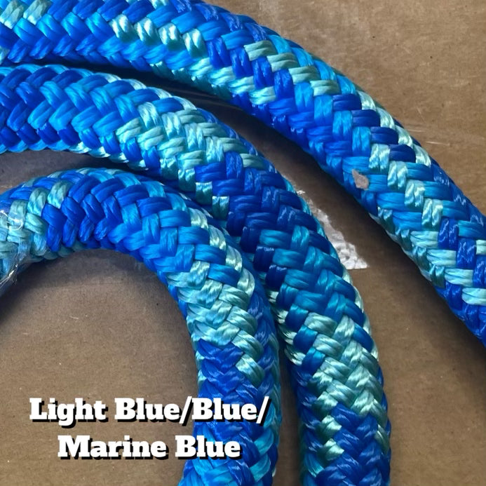 9/16" Double Braid Polyester Yacht Rope - For Reins and Leads By The Foot