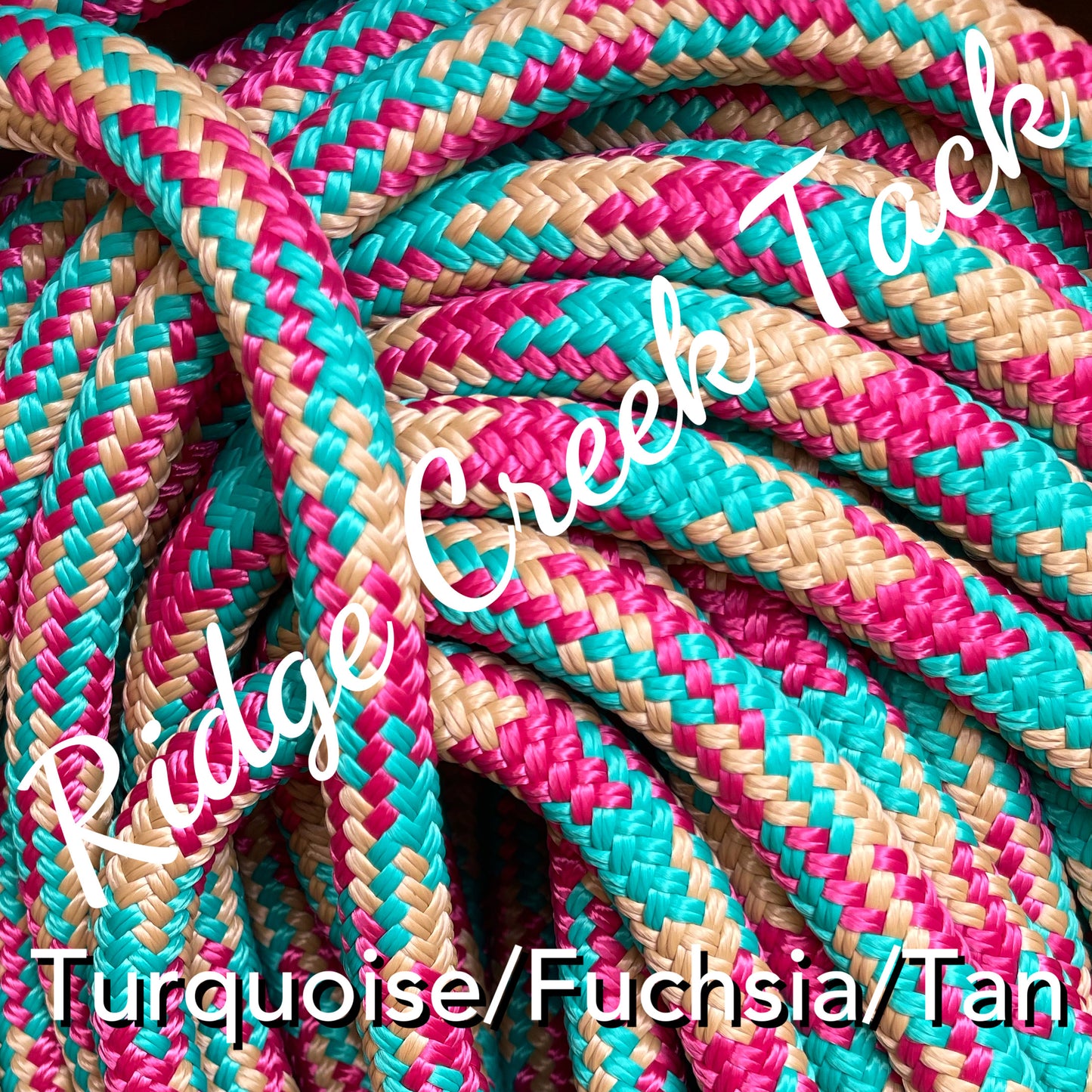 9/16" Double Braid Polyester Yacht Rope - For Reins and Leads By The Foot