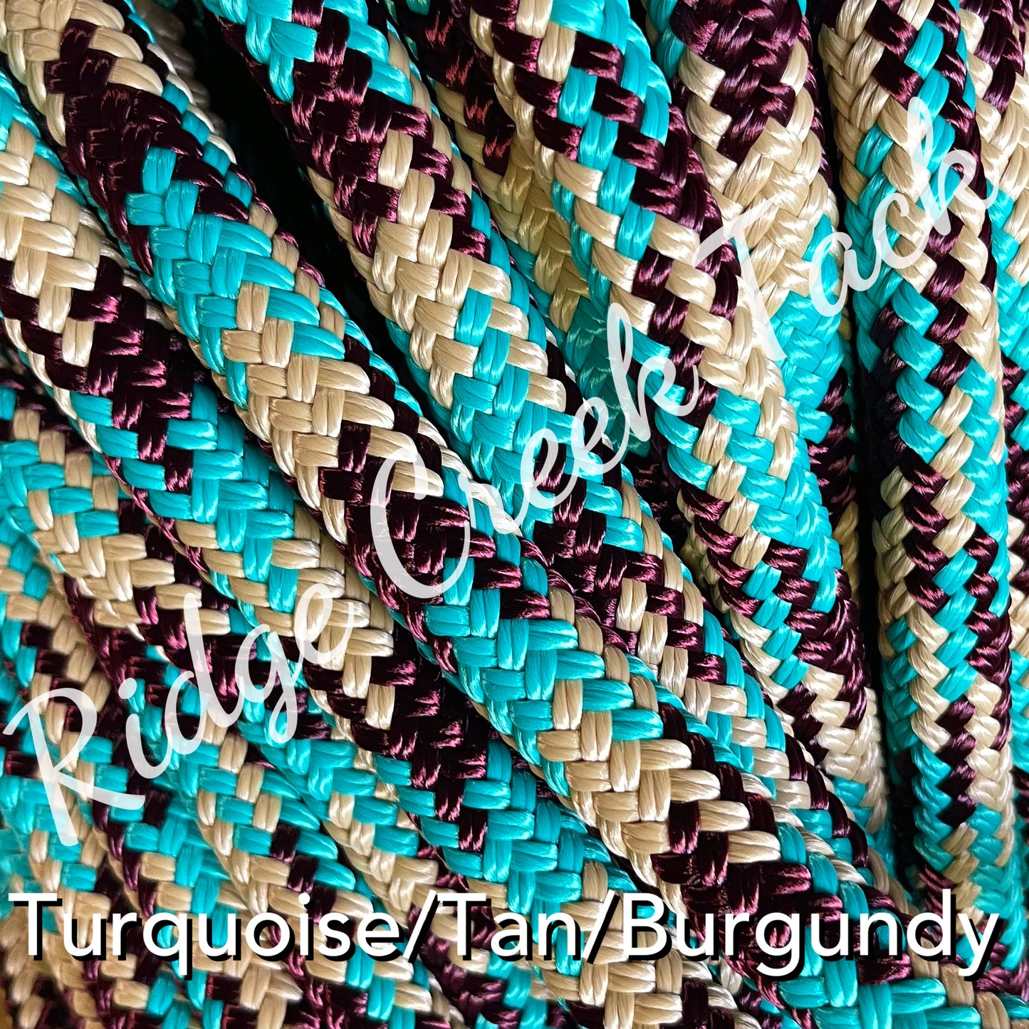 9/16" Double Braid Polyester Yacht Rope - For Reins and Leads By The Foot